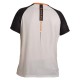 T-Shirt Laranja Creme Coroa Preta Rhodes