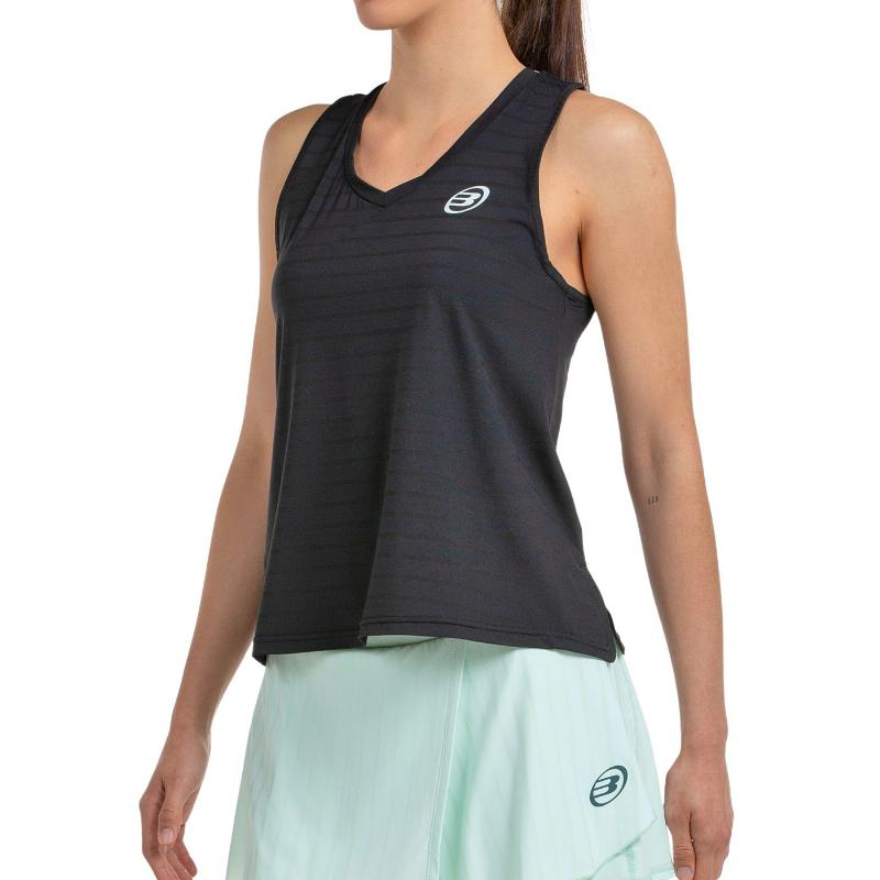 Camiseta Bicolor Preta Bullpadel Adies