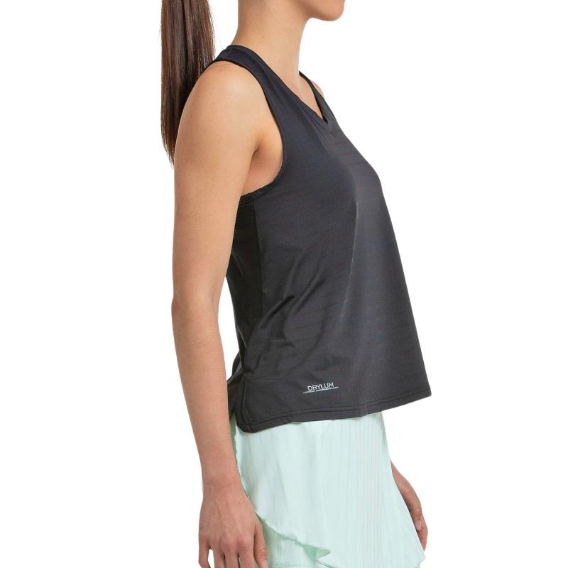 Camiseta Bicolor Preta Bullpadel Adies