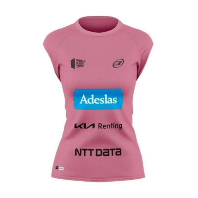 Camiseta Bullpadel Alejandra Salazar WPT Roete Uva Peneirada