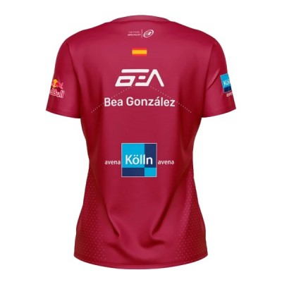 Bullpadel Bea Gonzalez Premier Padel T-shirt ethique cerise