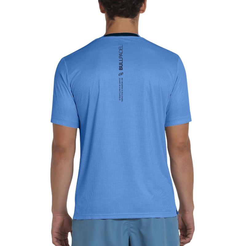 Camiseta Bullpadel Beque Atomic Blue