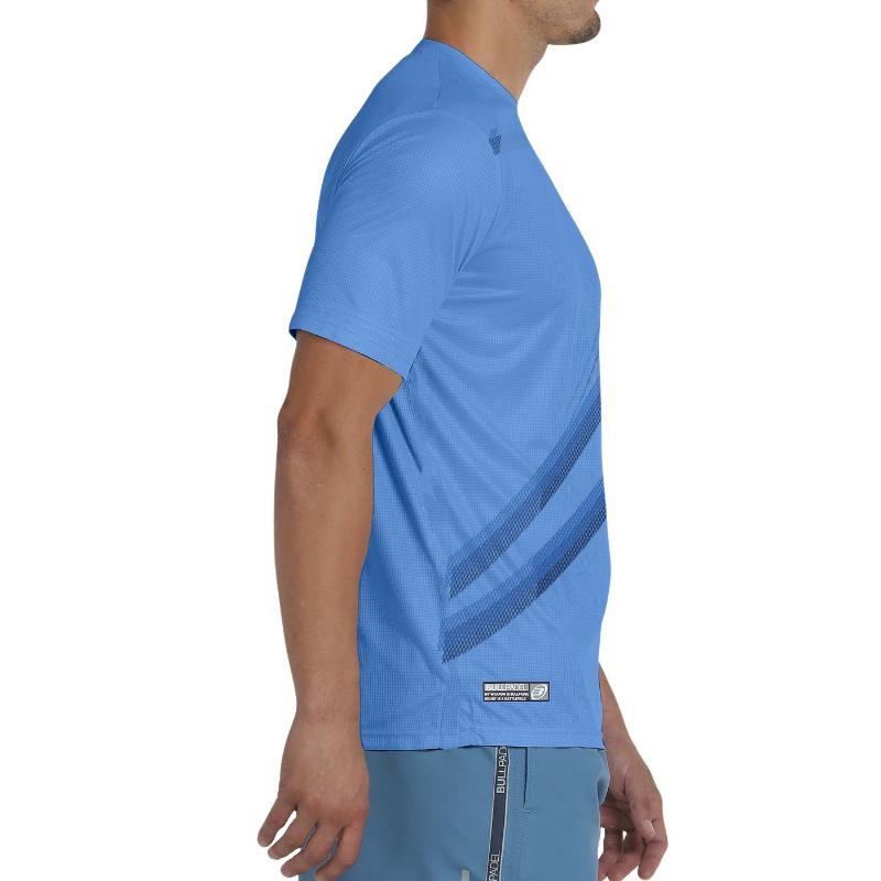 Camiseta Bullpadel Beque Atomic Blue