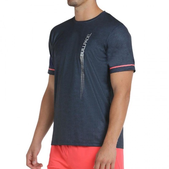 T-Shirt Bullpadel Camari Vigore Bleu Marine