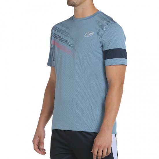 Camiseta Bullpadel Cambre Blue Shadow Vigore