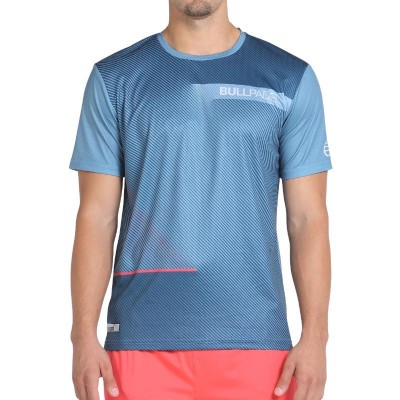 T-Shirt Bullpadel Carino Bleu Ombre