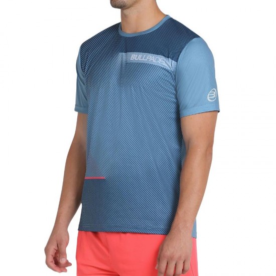 T-Shirt Bullpadel Carino Bleu Ombre