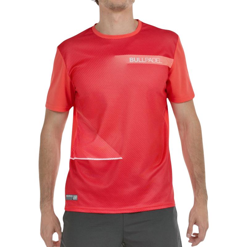 Camiseta Bullpadel Cari?o Raspberry