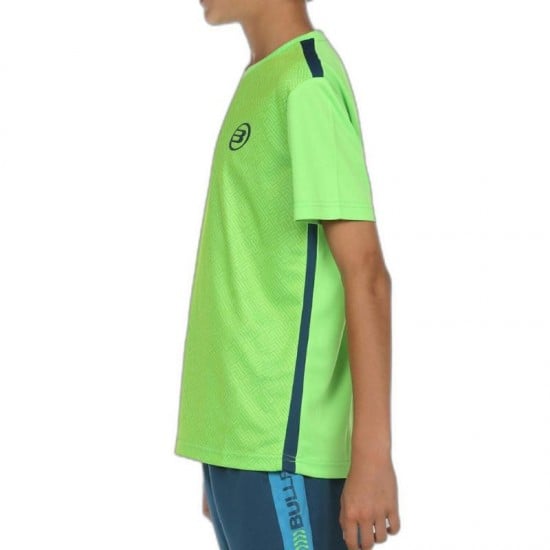 T-shirt junior Bullpadel Caucasi vert fluor