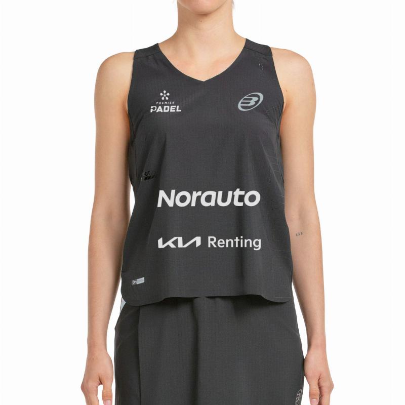 Camiseta Bullpadel Claudia Jensen Premier Padel Finals veste preto