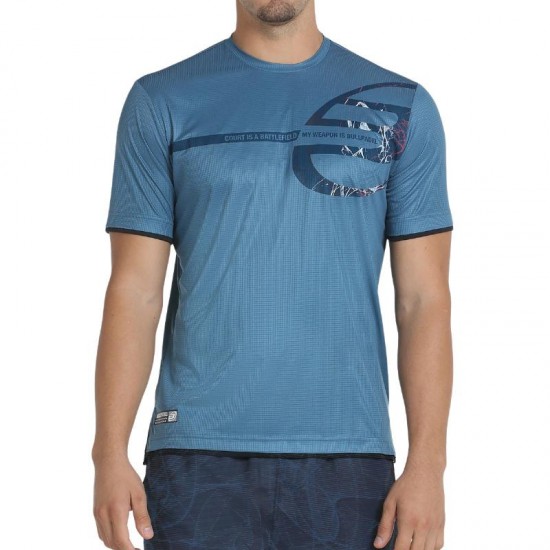 Camiseta Bullpadel Coci Shadow Azul