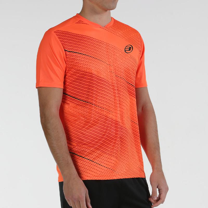 Camiseta Bullpadel Cojas Coral Fluor