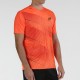 Camiseta Bullpadel Cojas Coral Fluor