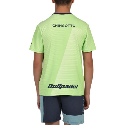 Camiseta Bullpadel Fede Chingotto 25I Lemon Junior