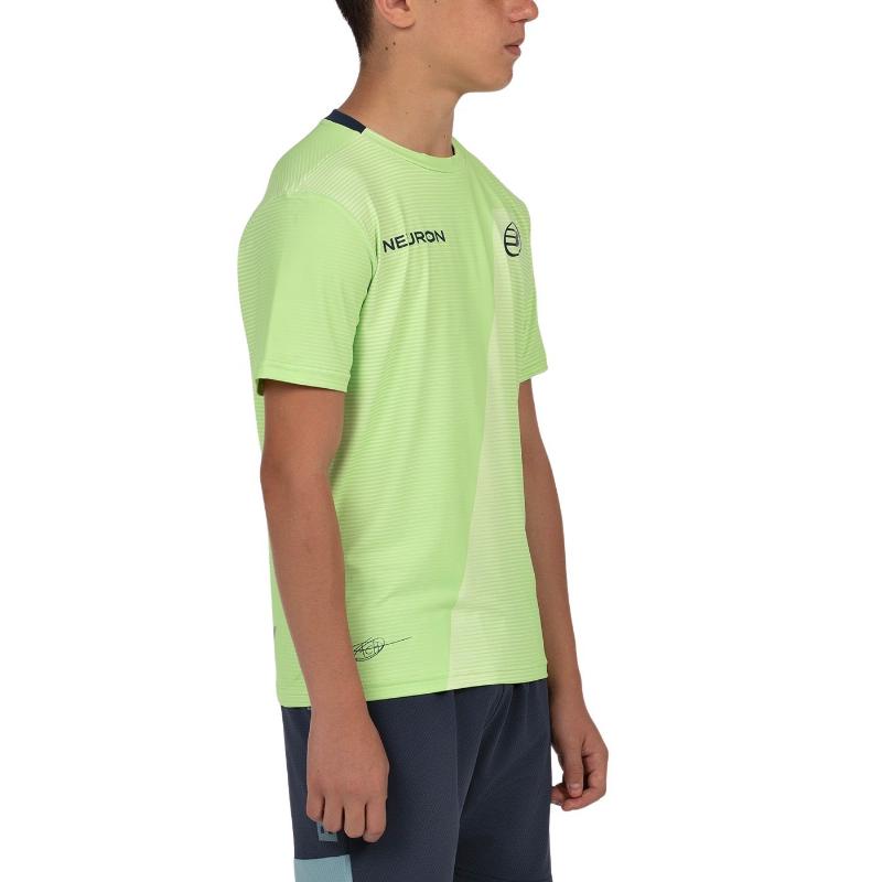 Camiseta Bullpadel Fede Chingotto 25I Lemon Junior
