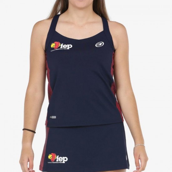 Maglietta Bullpadel FEP Exima blu navy