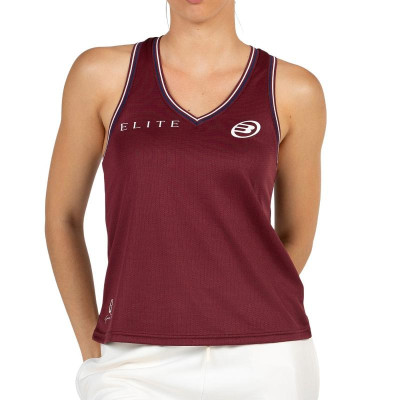 Camiseta Bullpadel Gemma Triay 25I Vinho Borgonha