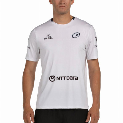 Camiseta Bullpadel Juan Tello Premier Padel Lili Branca