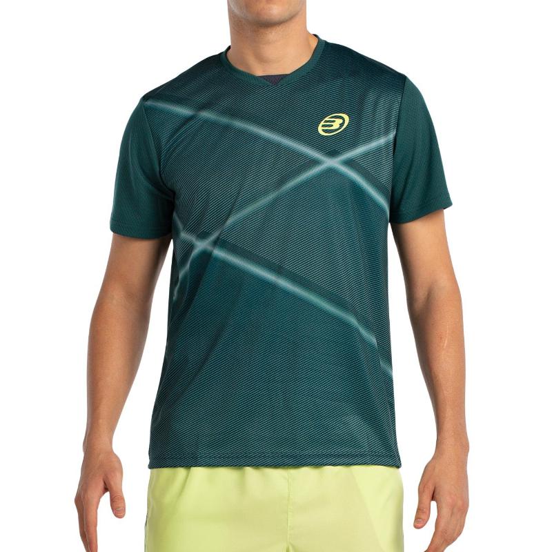 Camiseta Bullpadel Ladra Verde Escuro
