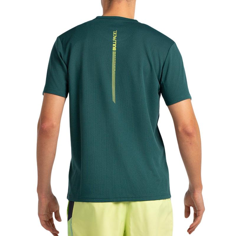 Camiseta Bullpadel Ladra Verde Escuro