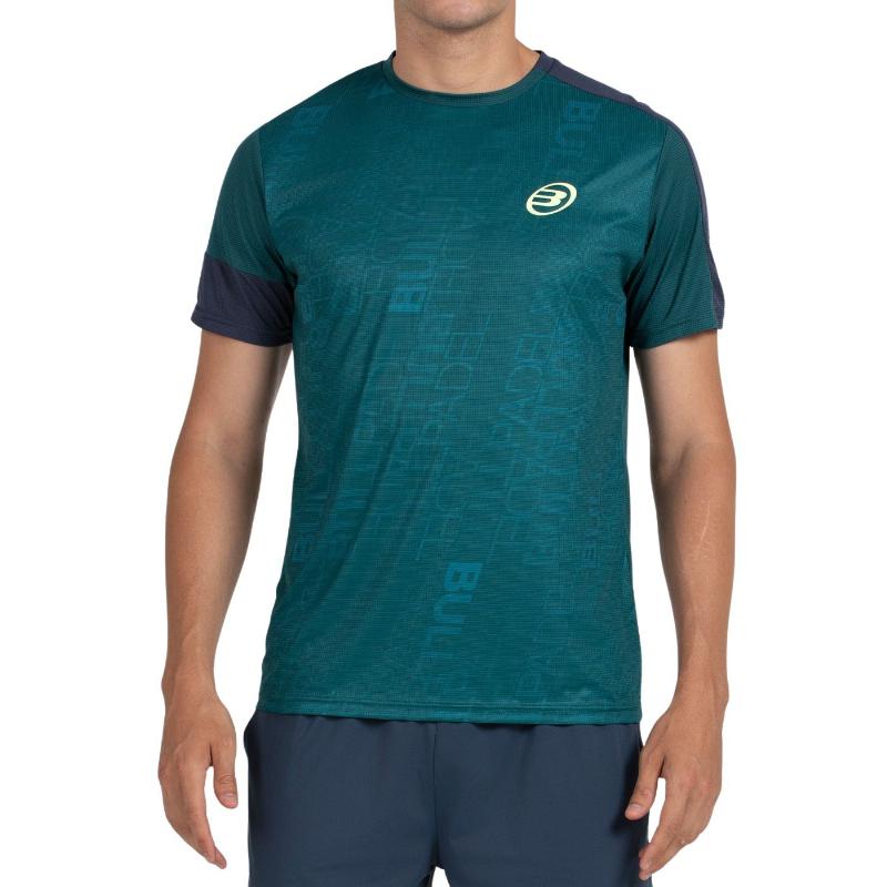 Camiseta Bullpadel Leido Verde Escuro