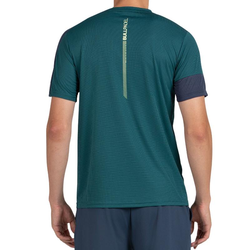 Camiseta Bullpadel Leido Verde Escuro
