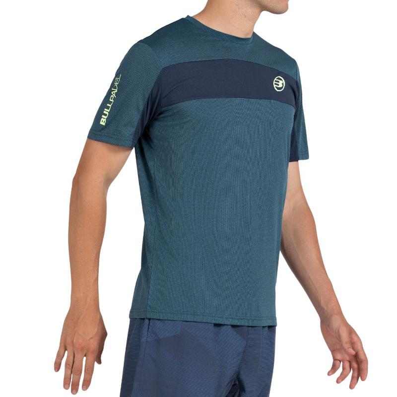 Camiseta Bullpadel Libio Verde Escuro Vigore