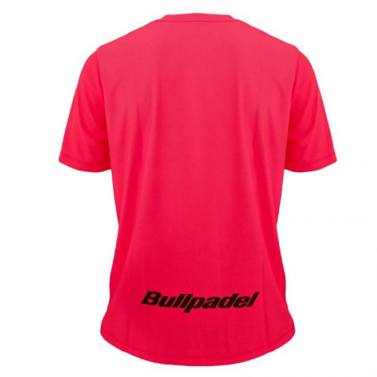 Mondo Minor Bullpadel T-Shirt Rosa Fluor Junior