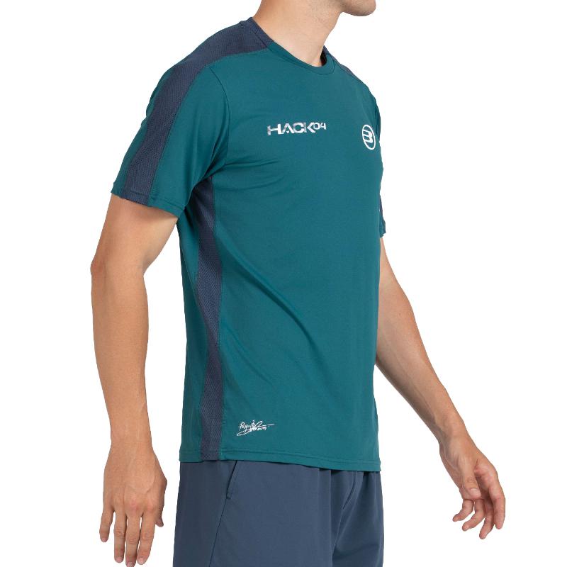Camiseta Bullpadel Paquito Navarro 25I Verde Escuro