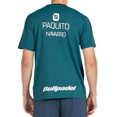 Camiseta Bullpadel Paquito Navarro 25I Verde Escuro