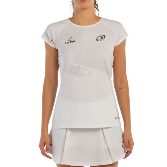 Camiseta Bullpadel Premier Padel Afore White