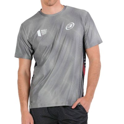 Camiseta Bullpadel WPT Rogor Gris Medio Vigore