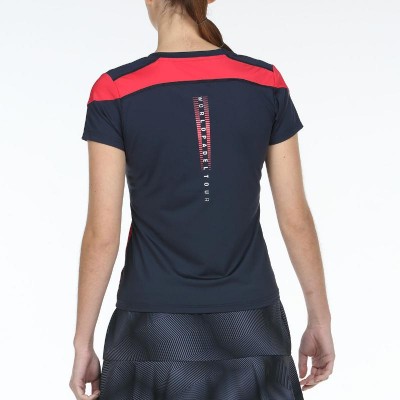 Bullpadel WPT T-shirt Rollaz Carmesi Fluor