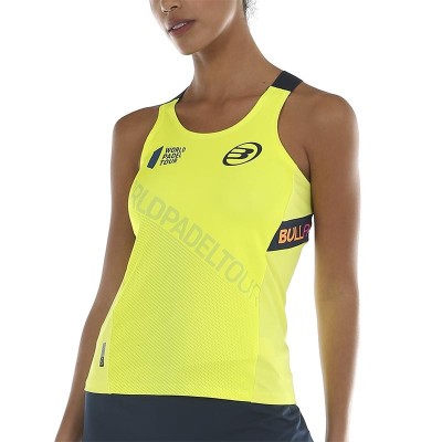 Bullpadel WPT Serenis Camiseta fluor de enxofre amarelo