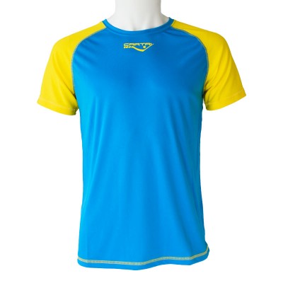 Camiseta Cartri Coach 2.0 Azul Amarillo Junior