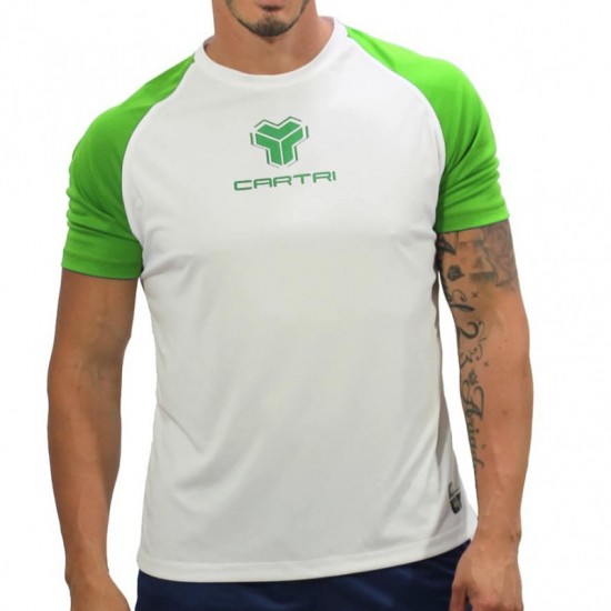 T-shirt Cartri Match Blanc Fluor