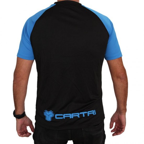 Cartri Match T-Shirt Black Blue