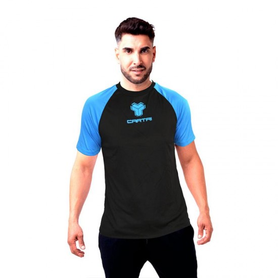Cartri Match Nero Blu Junior T-Shirt
