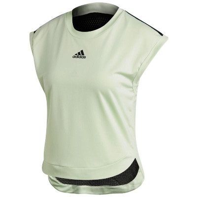 T-Shirt con Top Adidas New York Green Black