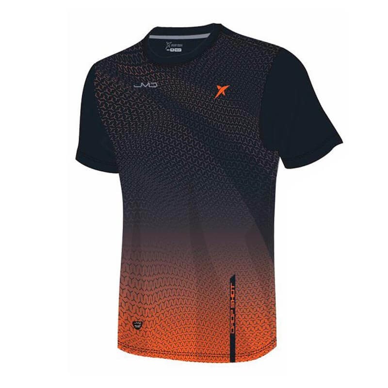 Drop Shot Argon Stampa Grigio T-Shirt