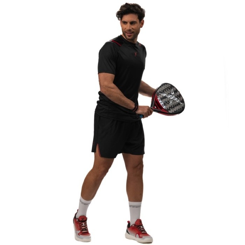 Camiseta Drop Shot Fenix Preta