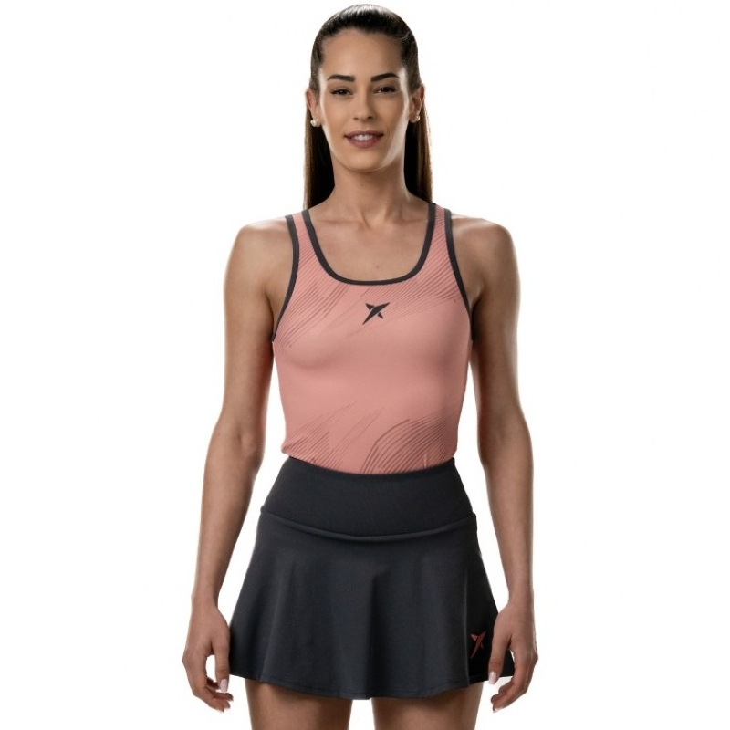 Camiseta Drop Shot Lirio Coral