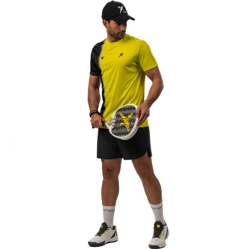 Camiseta Lucas Campagnolo Cosmo Yellow Green Drop Shot