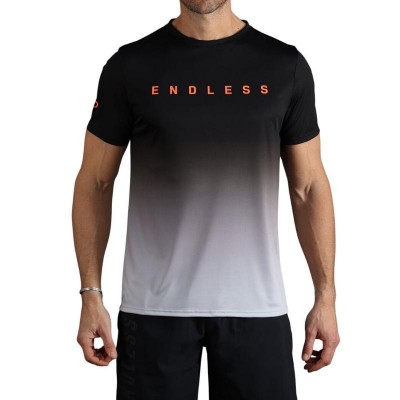 Endless Ace Degrade Noir Gris T-Shirt