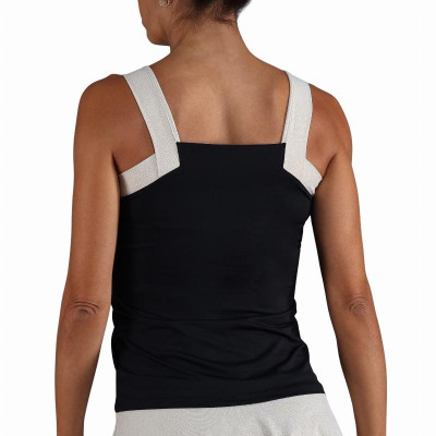 Endless Breeze T-shirt noir doré