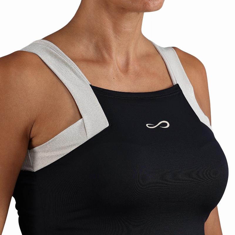 Camiseta Endless Breeze Preto Dourado