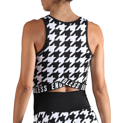 Camiseta Endless Chill Black Houndstooth