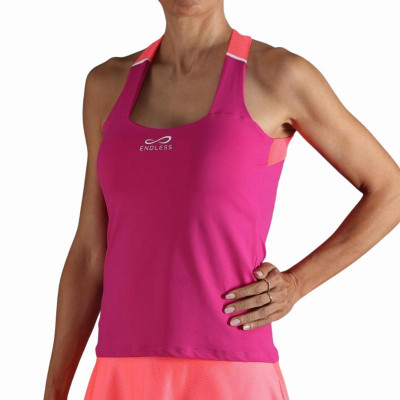 Endless Cross Maglietta Fucsia Scuro