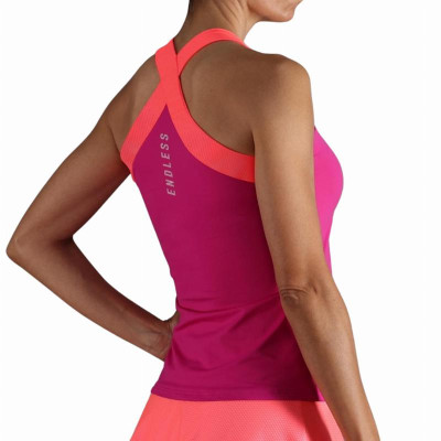 Endless Cross Maglietta Fucsia Scuro