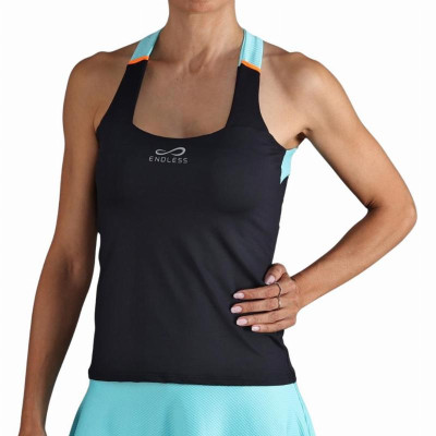 Camiseta Aqua Preta Endless Cross